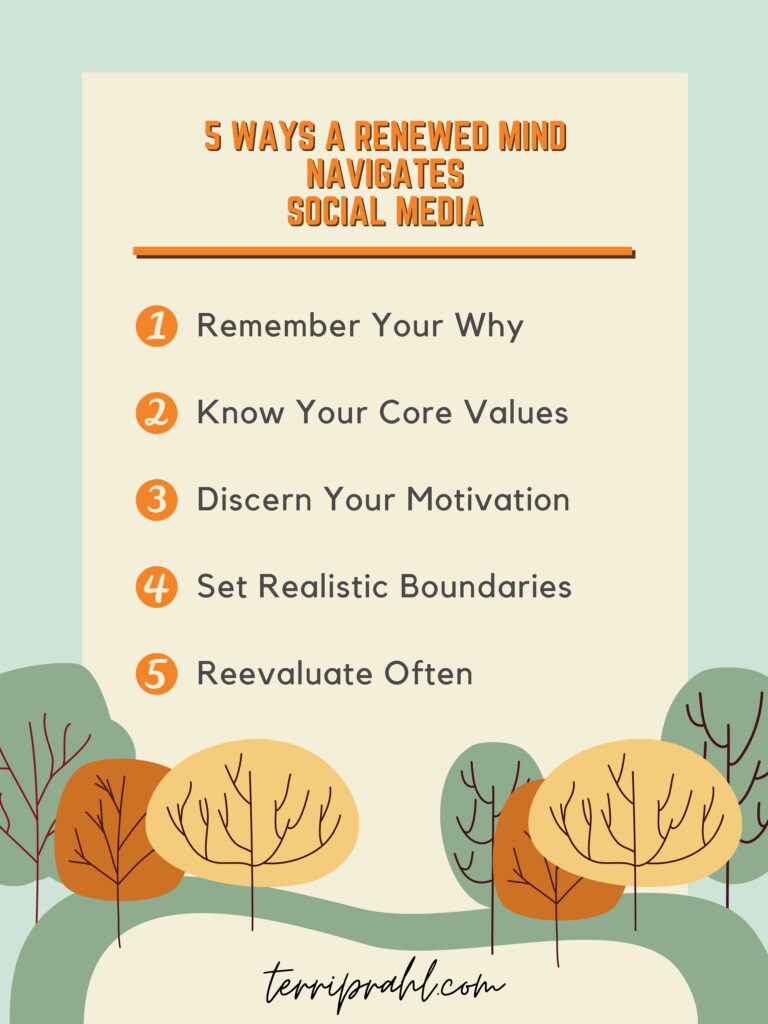 5 Ways a renewed mind Navigates social media